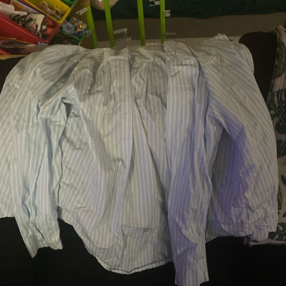 Light Blue Striped Shirt